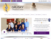 Tablet Screenshot of gruskychiro.com